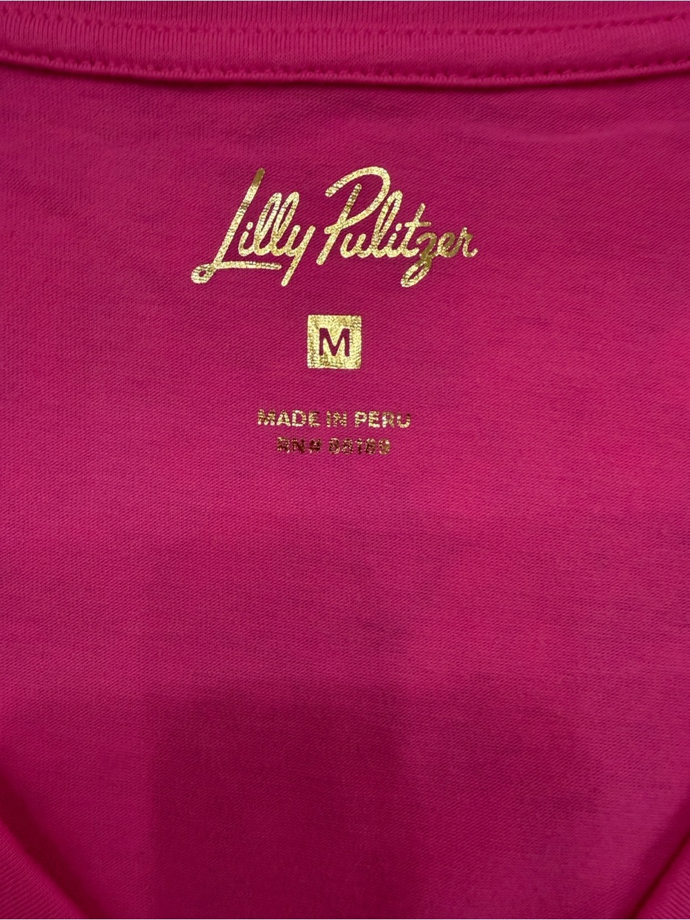 Lilly Pulitzer Meredith Tee in Passion Fruit Pink - Picture 4 of 5